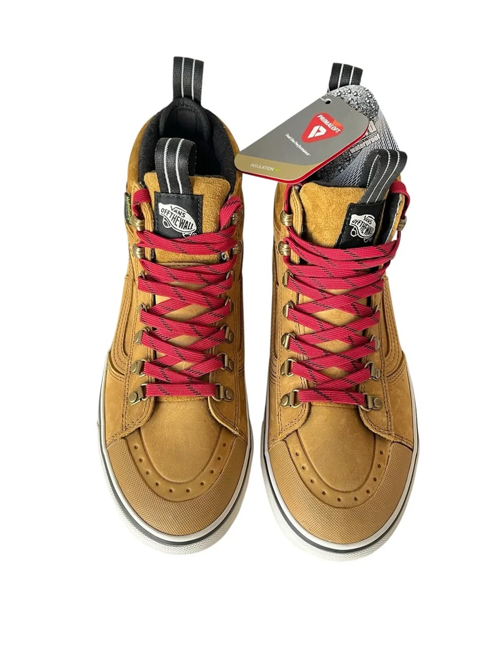 Vans MTE waterproof leather sneakers camel insulated for cold NEW 9.5